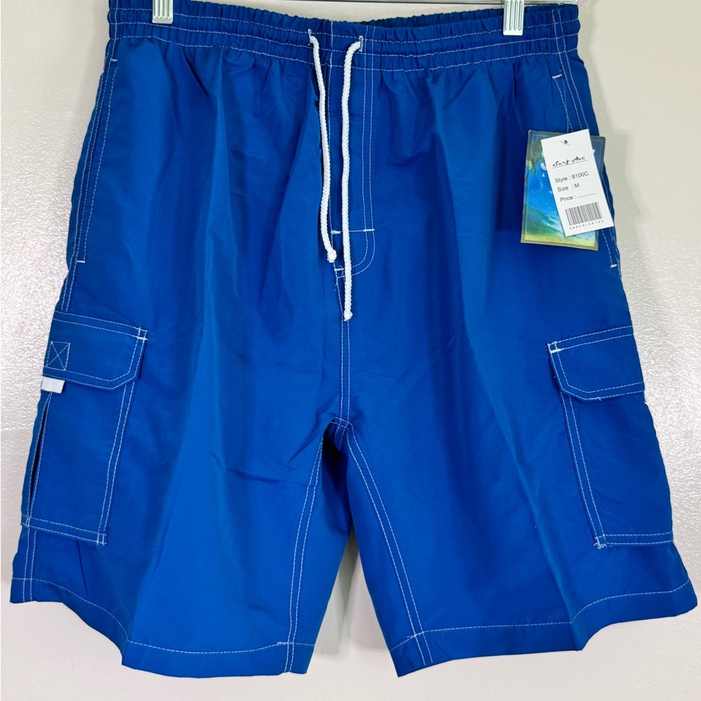 SURF AVENUE Swim Trunks / Board Shorts - Men's Size Medium - NEW w/Tags - Blue